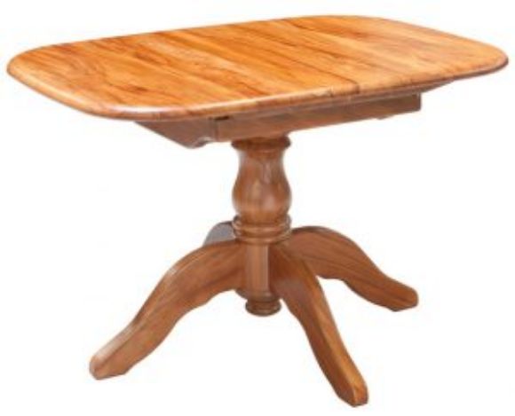 Picture of Brunswick Single Pedestal Extension Rimu Dining Table