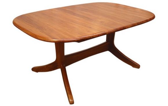 Picture of Verso Rimu Twin Pedestal Extension Table