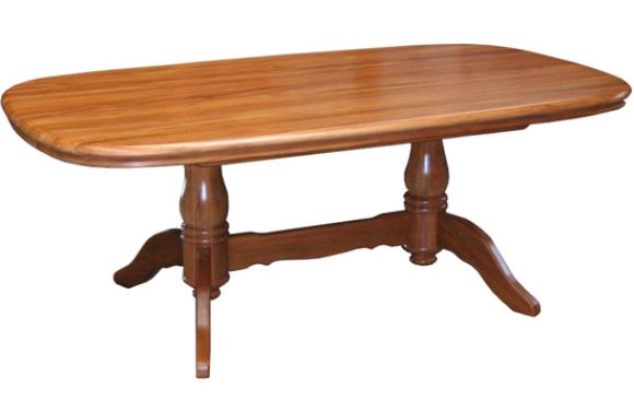 Picture of Laccatto Twin Pedestal Fixed Dining Table