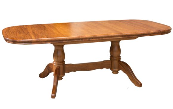 Picture of Brunswick Twin Pedestal Extension Dining Table - 1700mm