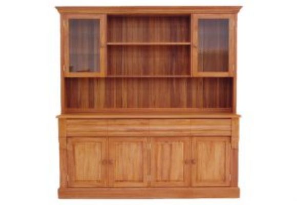 Picture of Statesman Rimu Four Bay Hutch Dresser