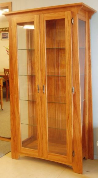 Picture of Beaufort Rimu Display Cabinet