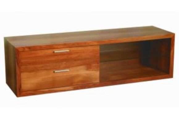 Picture of Attra Rimu Entertainment Unit Drawers 1600 Long