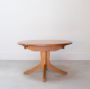 Picture of Verso Rimu Round Single Pedestal Extension Table